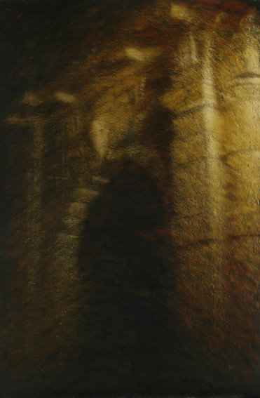 007 Architettura, olio su tela, 100per150, 2002